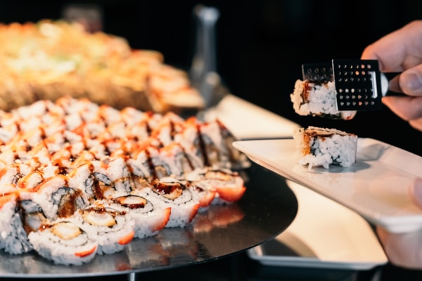 Sushibuffeten til Sabrura