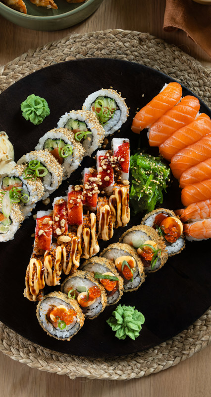 Illustrasjonsbilde av sushi