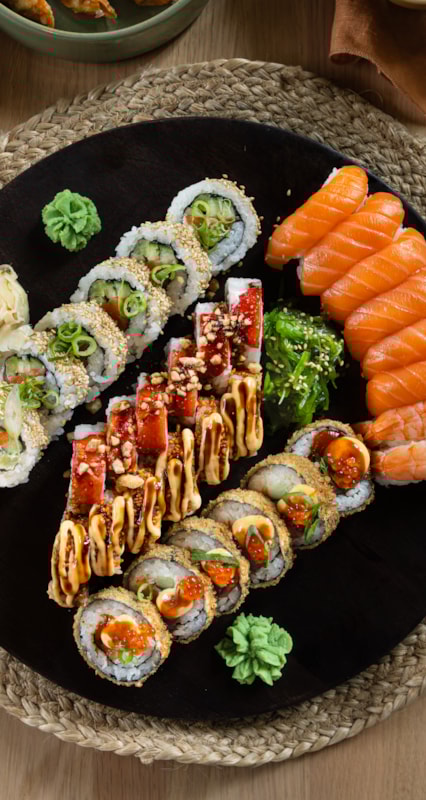 Illustrasjonsbilde av sushi